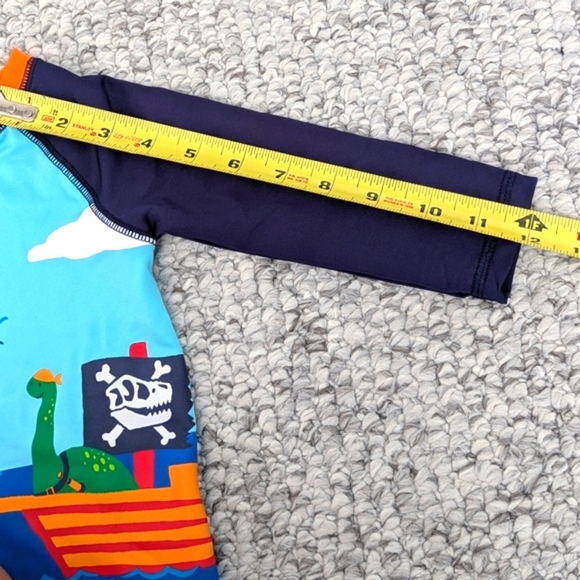 NWOT Cat&Jack Baby (12 Months) Long Sleeve Rashguard Swim Beach Sun Top/Shirt - Picture 7 of 8